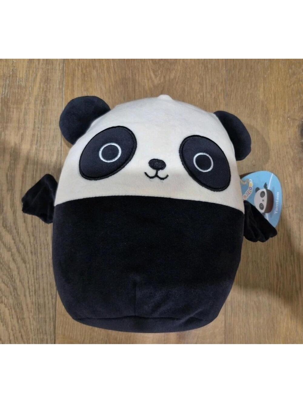 Squishmallows TamTam the Panda Vampire Bat Hybrid 8" Soft Plush NEW W/ Tags